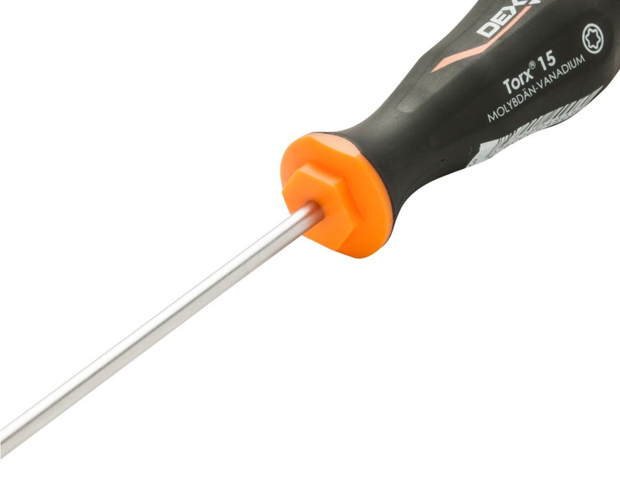 DEXTER PRO TORX SCREWDRIVER, T15X97MM IMPRINT, MOLYBDENUM VANADIUM