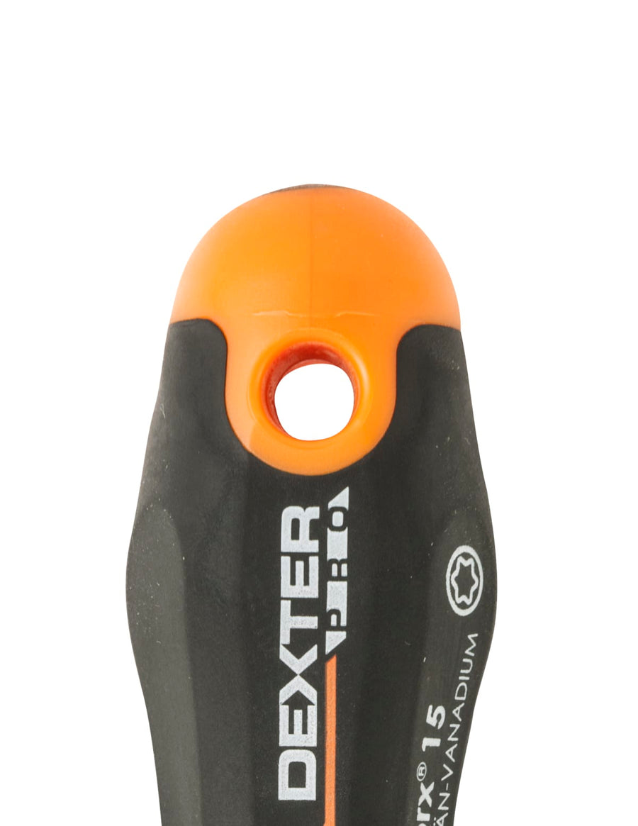 DEXTER PRO TORX SCREWDRIVER, T15X97MM IMPRINT, MOLYBDENUM VANADIUM