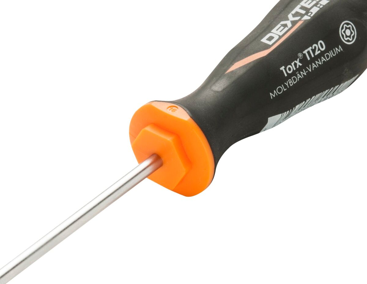 DEXTER PRO TEMPER TORX SCREWDRIVER, TT20X97MM, MOLYBDENUM VANADIUM