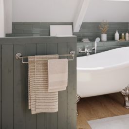 DOUBLE TOWEL HOLDER 50CM CHARM CHROME