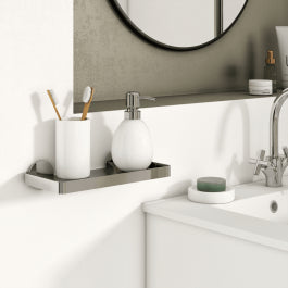 SHELF 25 CM ESSENTIAL CHROME
