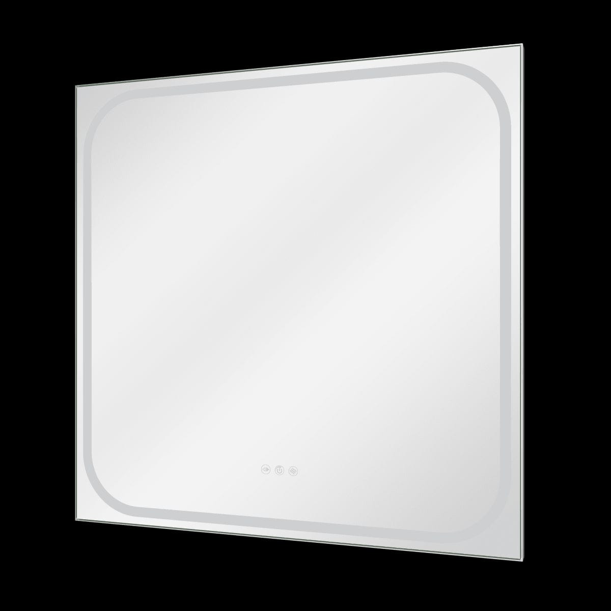 Bricocenter SPECCHIO BAGNO REMIX CROMO RETROLLUMINATO L 80 H 80 CM