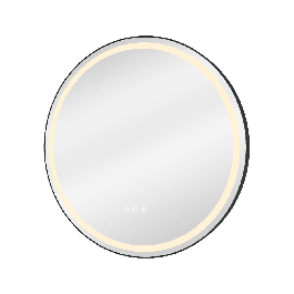 BLACK BACKLIT REMIX BATHROOM MIRROR D 60 CM
