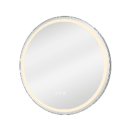 REMIX CHROME BACKLIT BATHROOM MIRROR D 60 CM