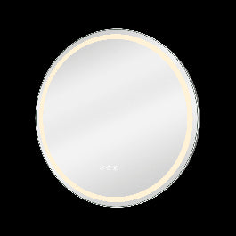 REMIX CHROME BACKLIT BATHROOM MIRROR D 60 CM