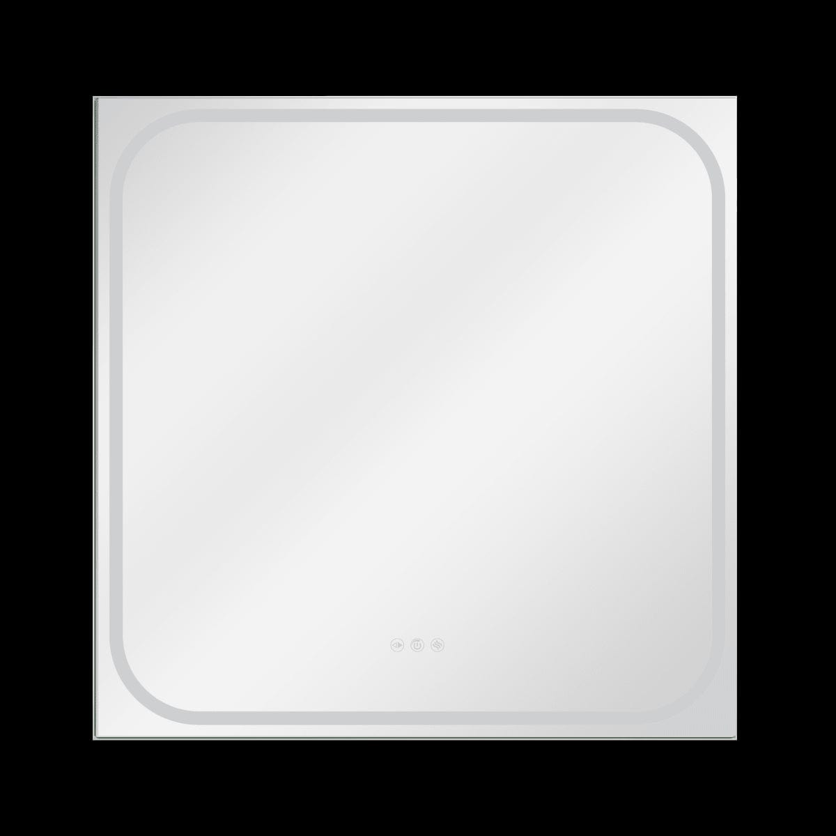 Bricocenter SPECCHIO BAGNO REMIX CROMO RETROLLUMINATO L 80 H 80 CM
