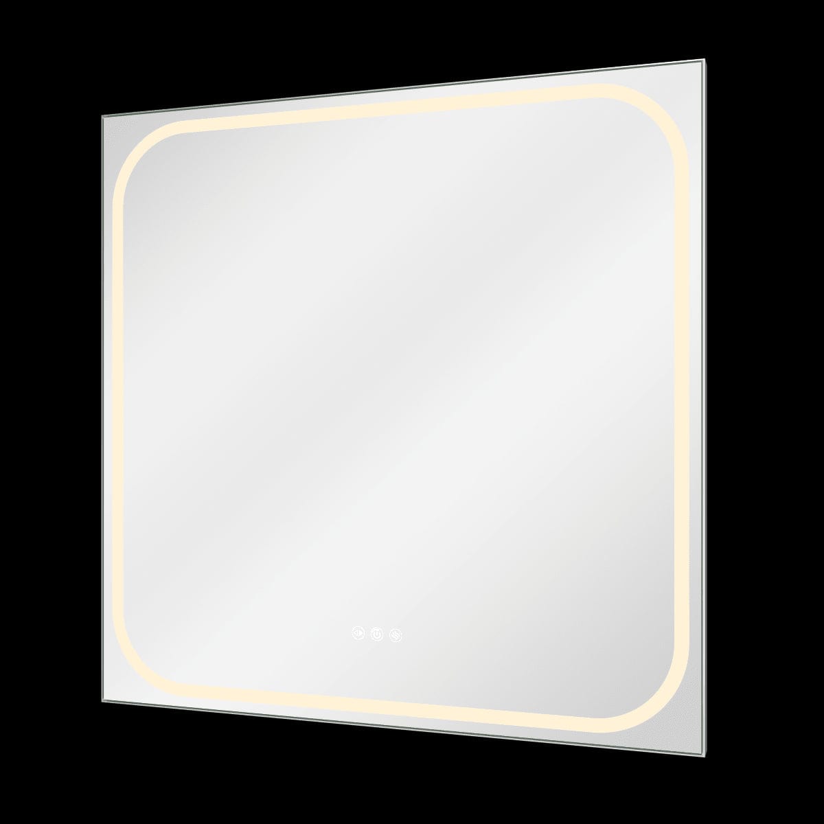 Bricocenter SPECCHIO BAGNO REMIX CROMO RETROLLUMINATO L 80 H 80 CM