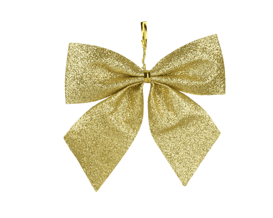 5 gold bows, 9 cm high