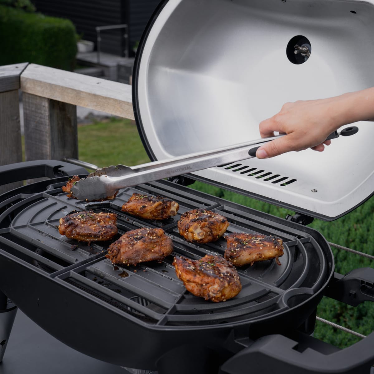 Bricocenter GAS BARBECUE NATERIAL ARGON 1 FUOCO 3KW WITH TROLLEY