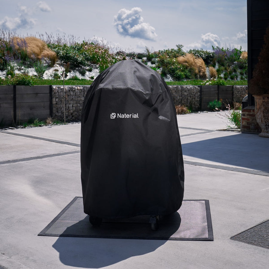 46CM DIAMETER DRAGON CHARCOAL BBQ WITH WHEELS CERAMIC COATED NATERIAL