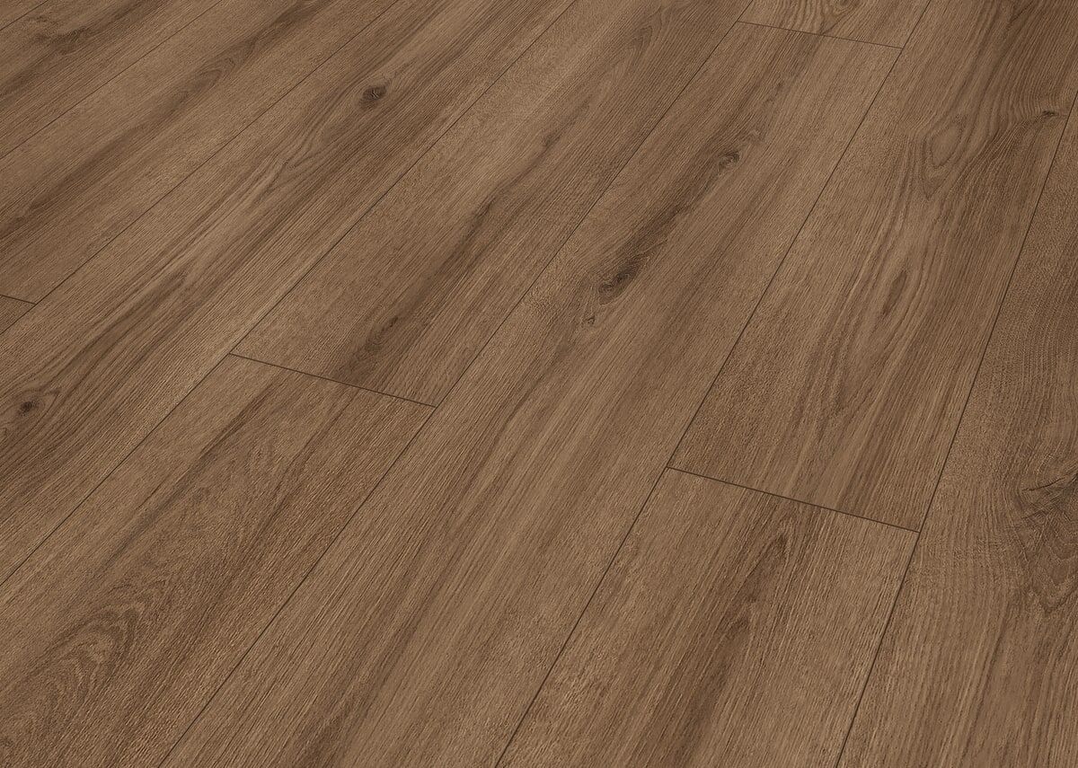 Laminate flooring h2o brown 7x128.5x19.2 2.46 m2