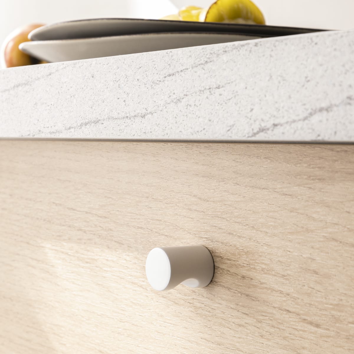 BULK KNOB SIMI 19.5MM MATT WHITE