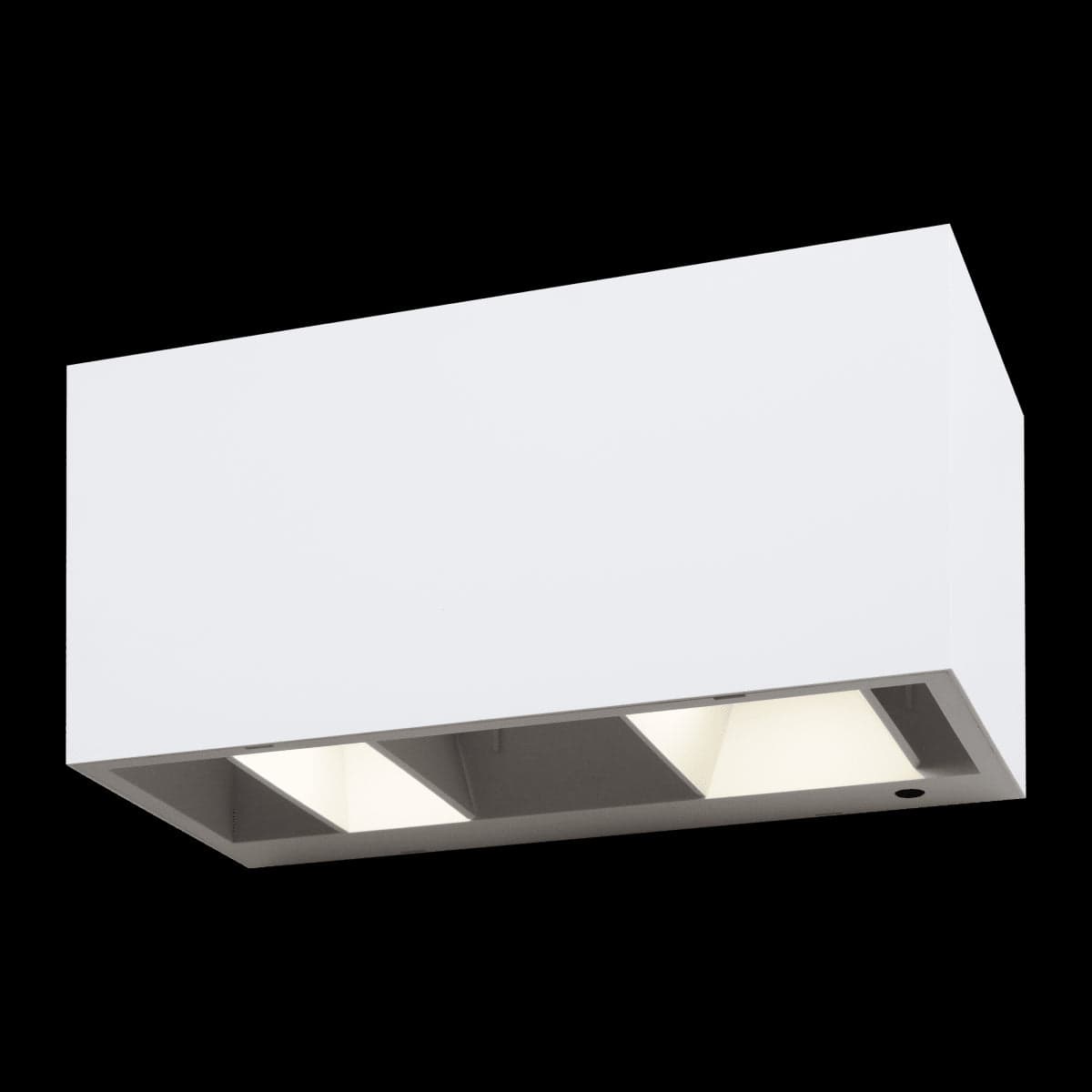 Bricocenter ROXBURY SOLAR WALL SCONCE PLASTIC WHITE 24CM LED 94W NATURAL LIGHT IP54