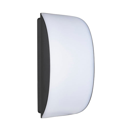 Bricocenter APPLIQUE ARTEMISA ALLUMINIO NERO 13x8.5x23CM LED 4.7W LUCE NATURALE IP54