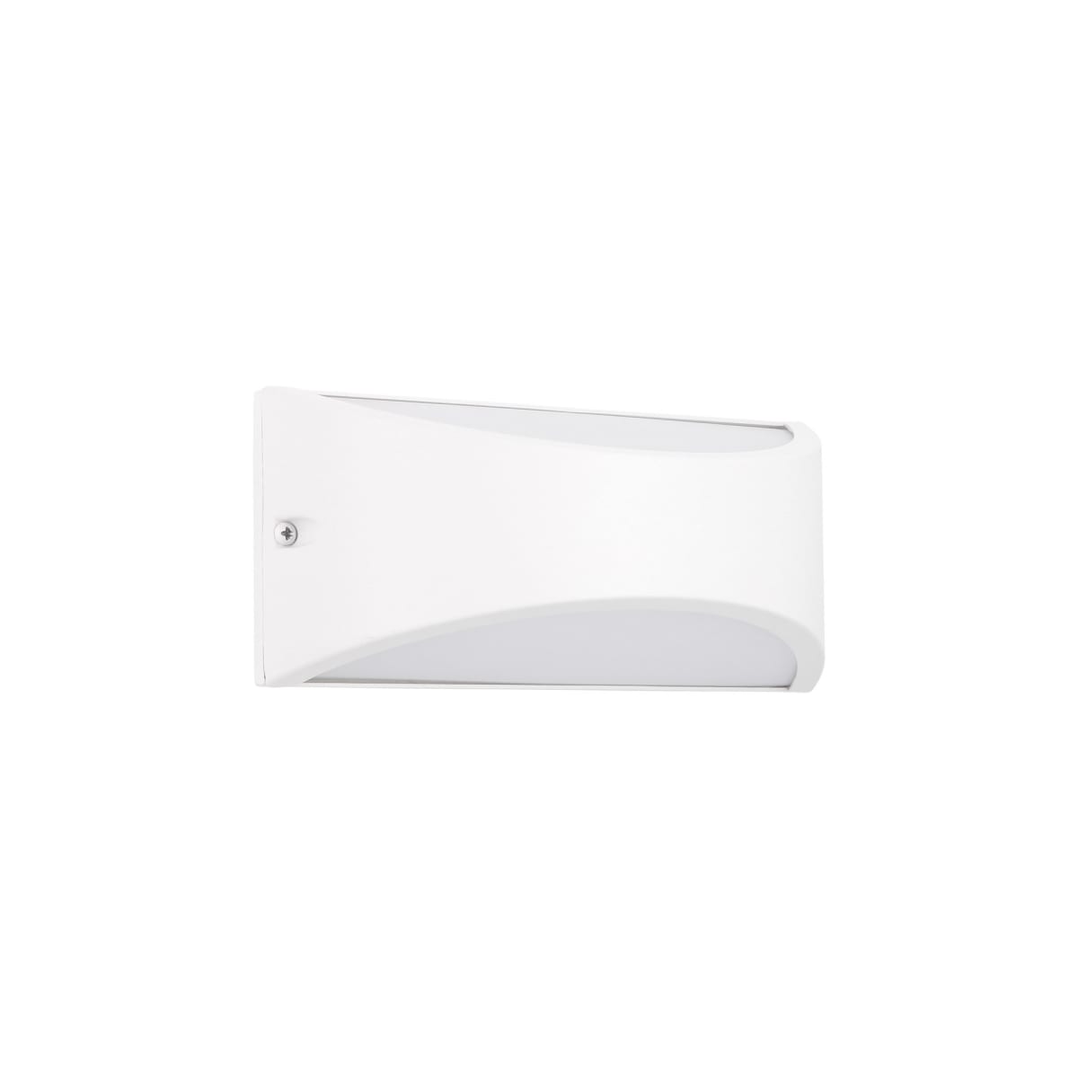 Bricocenter APPLIQUE GIJON ALLUMINIO BIANCO 33x9.8x10CM LED 10W LUCE NATURALE IP54