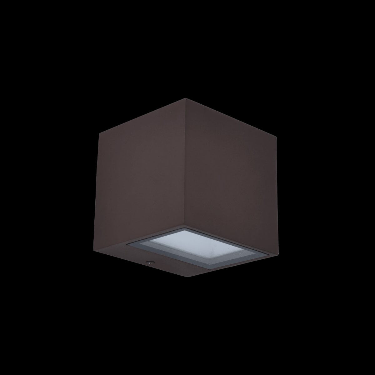Bricocenter APPLIQUE BRANDSEN ALLUMINIO MARRONE 8.8CM LED 5,3W LUCE NATURALE IP54