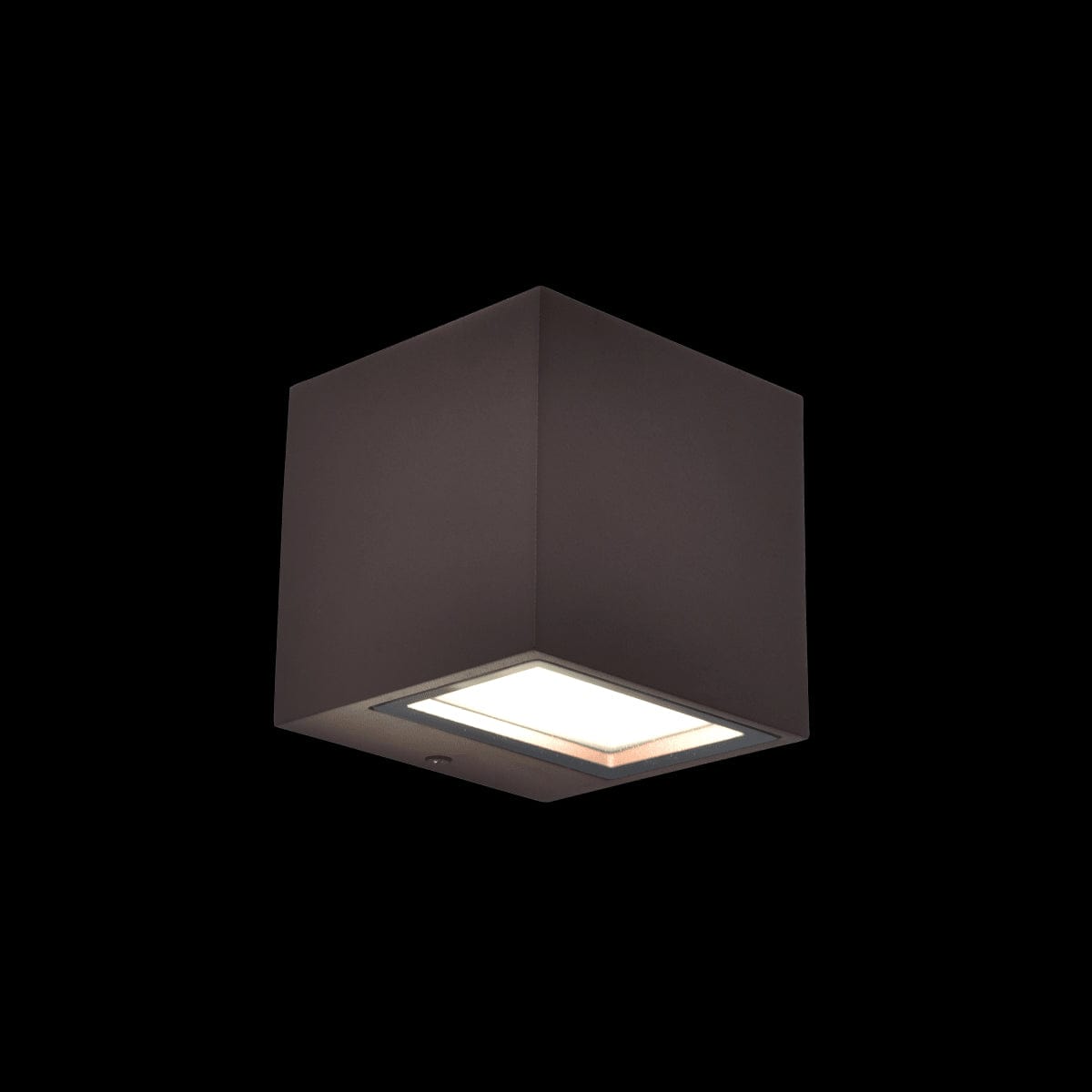 Bricocenter APPLIQUE BRANDSEN ALLUMINIO MARRONE 8.8CM LED 5,3W LUCE NATURALE IP54