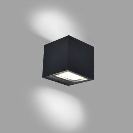 BRANDSEN BLACK ALUMINUM WALL SCONCE 8.8X8.5X8.5CM LED 65W NATURAL LIGHT IP54