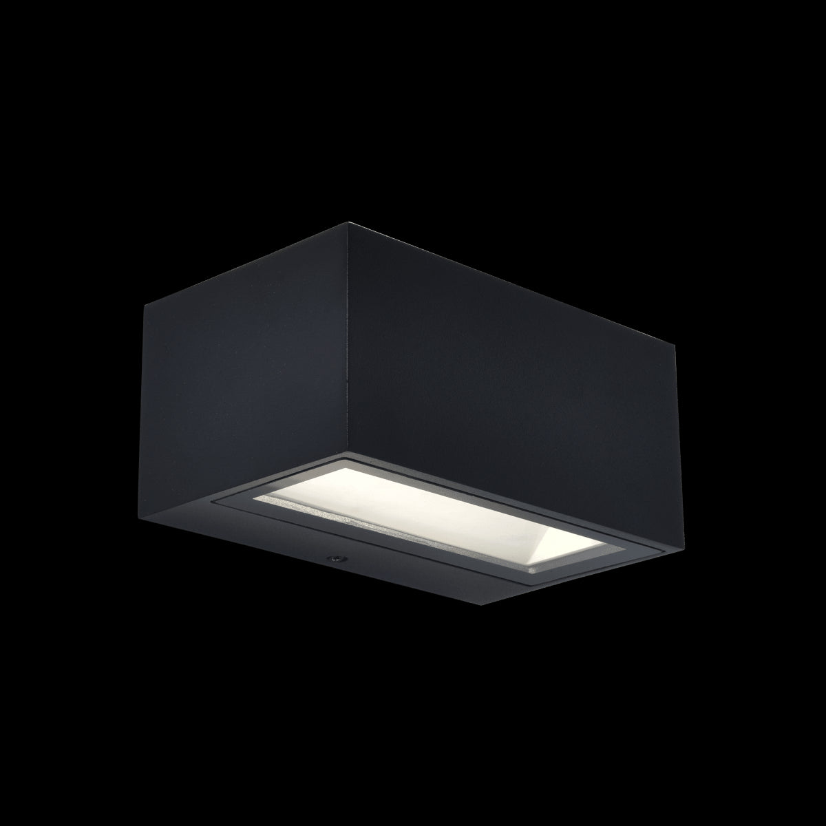 BRANDSEN BLACK ALUMINUM WALL SCONCE 14X6.5CM LED 7.5W NATURAL LIGHT IP54