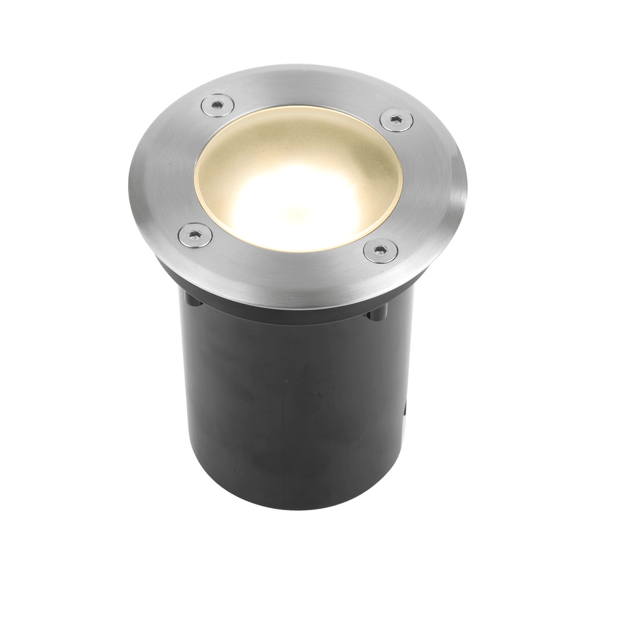 Foggia aluminium recessed spotlight, diameter 10 cm, GU10, 15 W, IP65–67