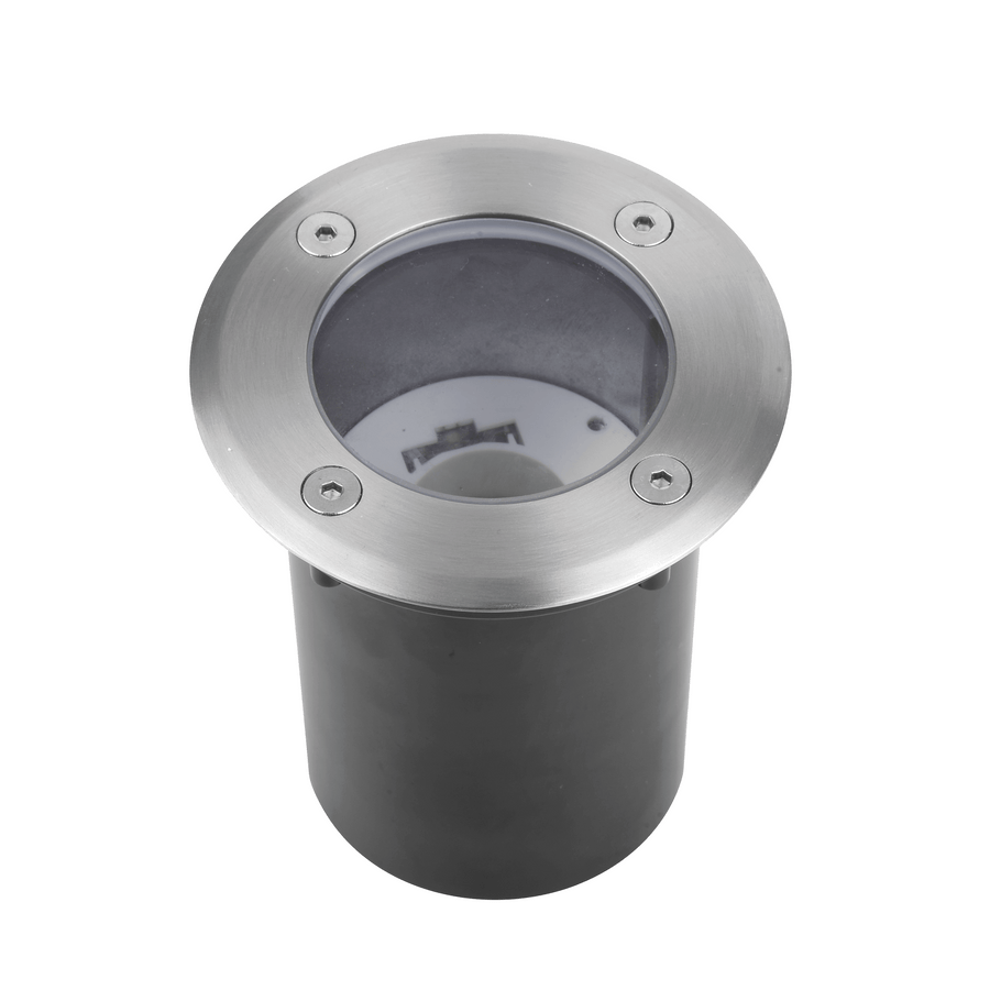 Foggia aluminium recessed spotlight, diameter 10 cm, GU10, 15 W, IP65–67