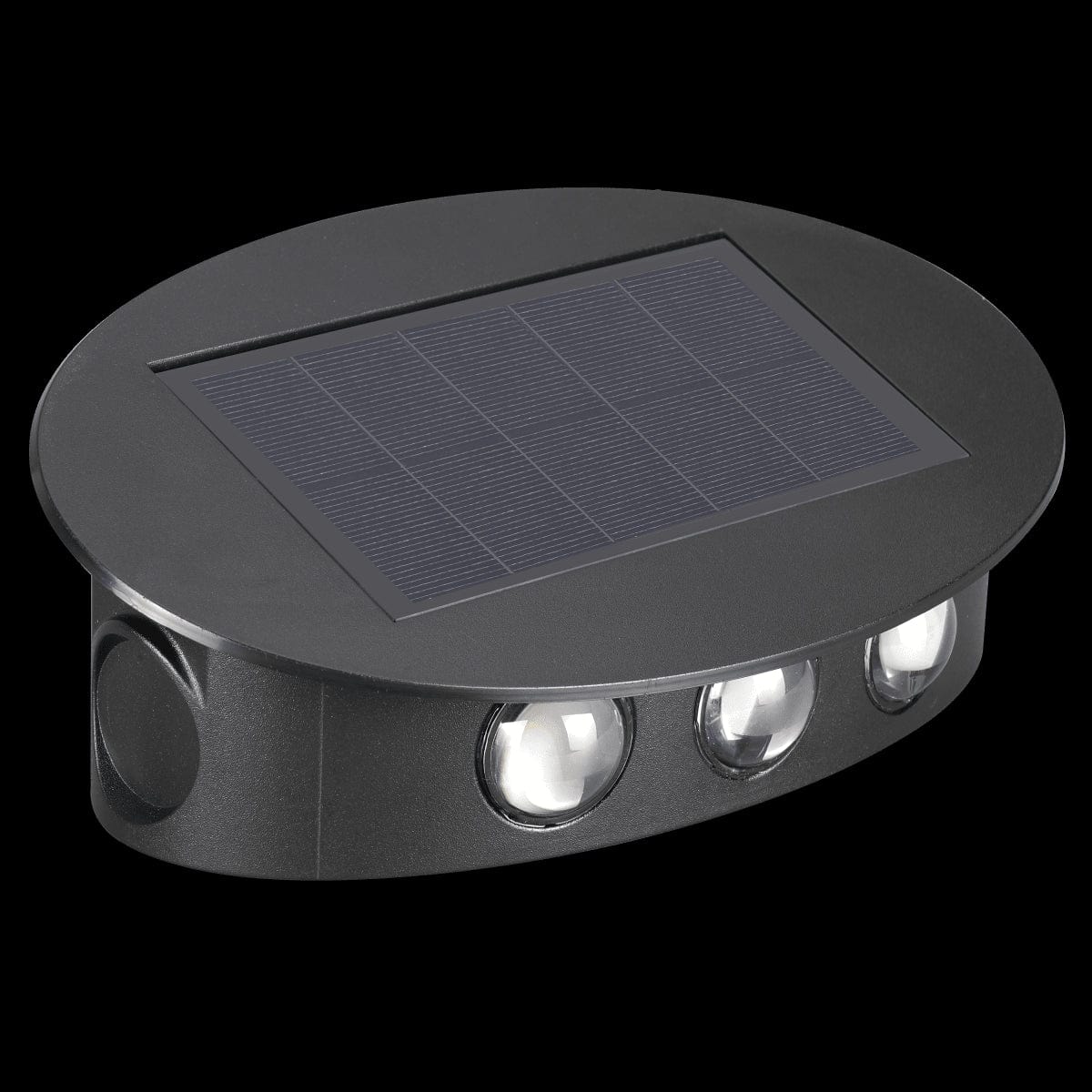 Bricocenter APPLIQUE SOLARE ALATA 21.5X12.3X7.8CM PLASTICA NERO LED 21W IP44