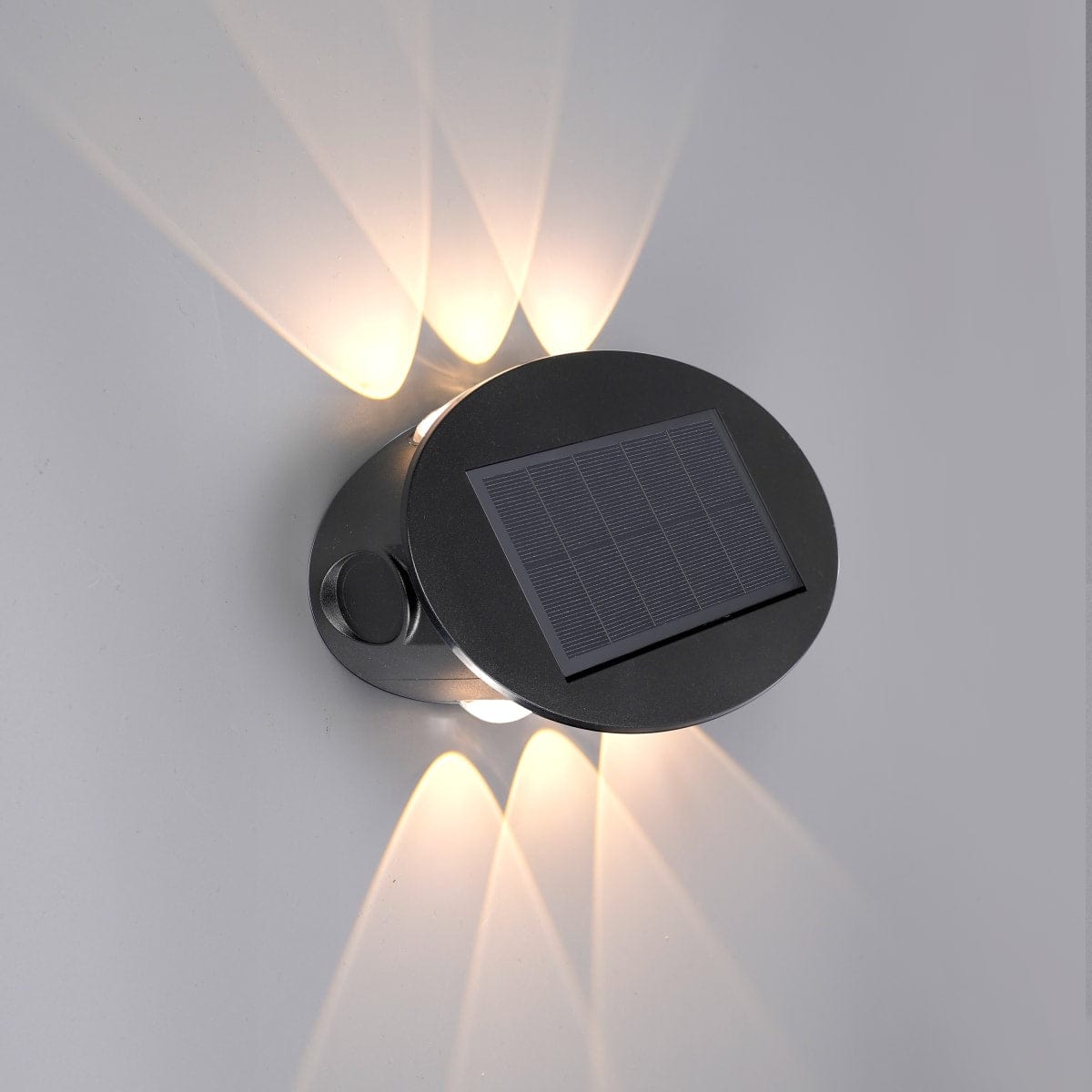 Bricocenter APPLIQUE SOLARE ALATA 21.5X12.3X7.8CM PLASTICA NERO LED 21W IP44