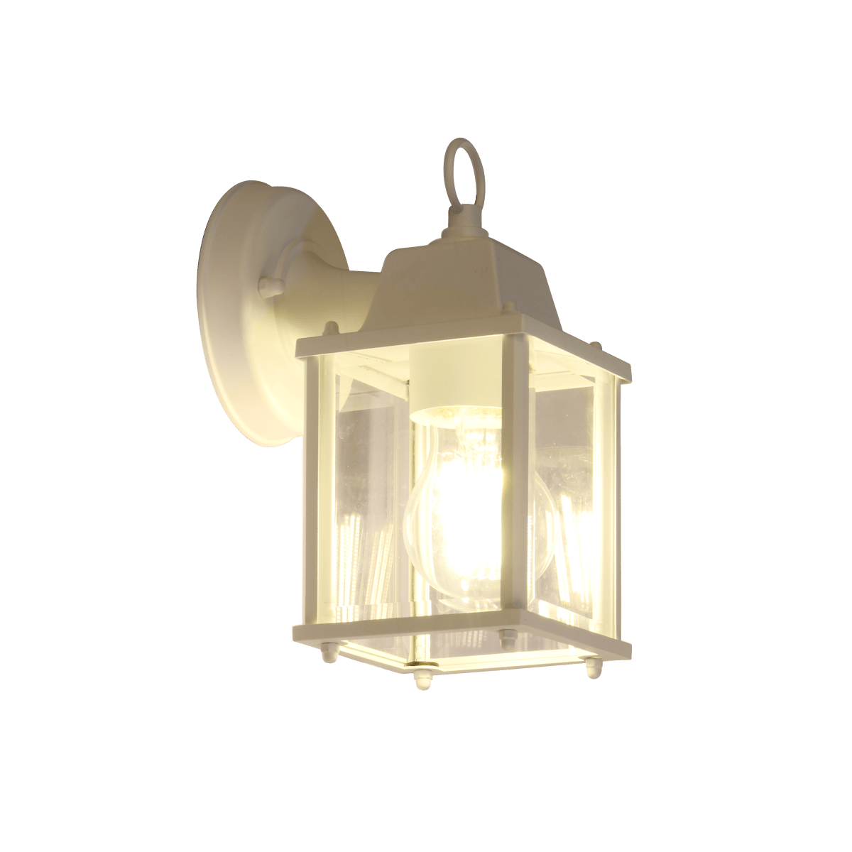 SANBOI ALUMINUM DESCENDING WALL SCONCE WHITE 15X11X22CM E27=40W IP44