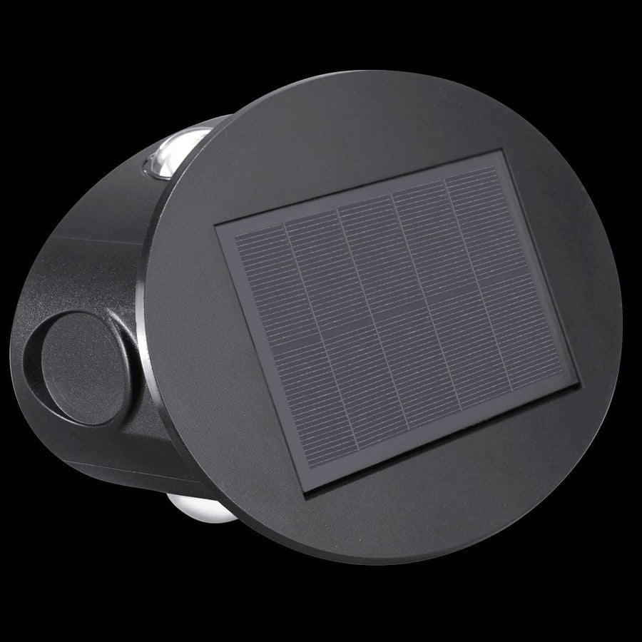 Bricocenter APPLIQUE SOLARE ALATA 21.5X12.3X7.8CM PLASTICA NERO LED 21W IP44