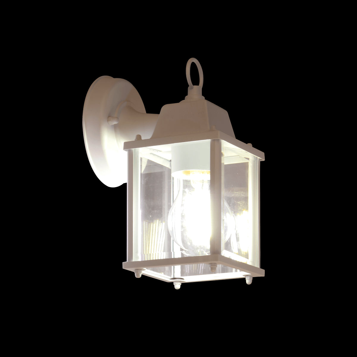 SANBOI ALUMINUM DESCENDING WALL SCONCE WHITE 15X11X22CM E27=40W IP44