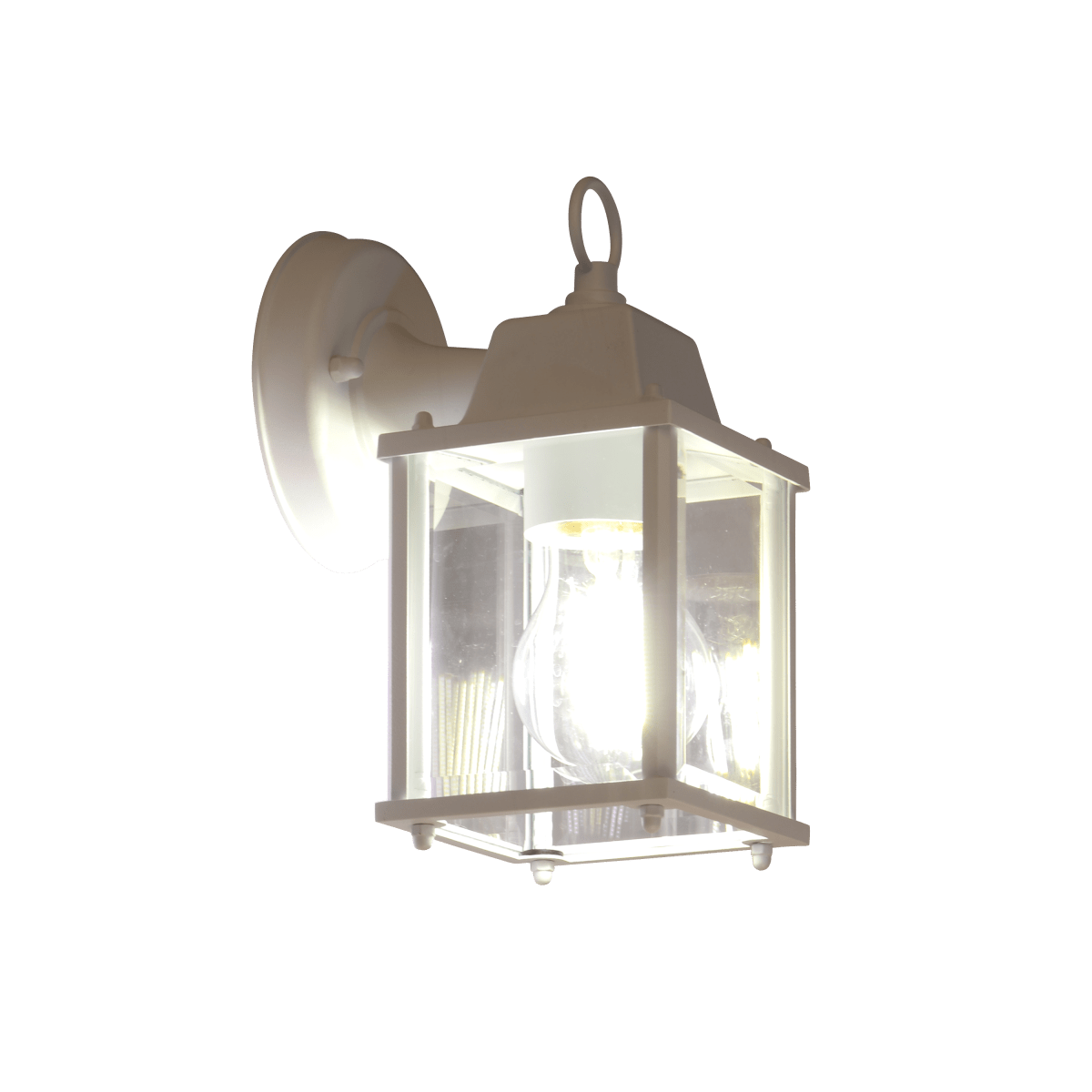 SANBOI ALUMINUM DESCENDING WALL SCONCE WHITE 15X11X22CM E27=40W IP44