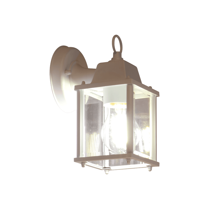 SANBOI ALUMINUM DESCENDING WALL SCONCE WHITE 15X11X22CM E27=40W IP44