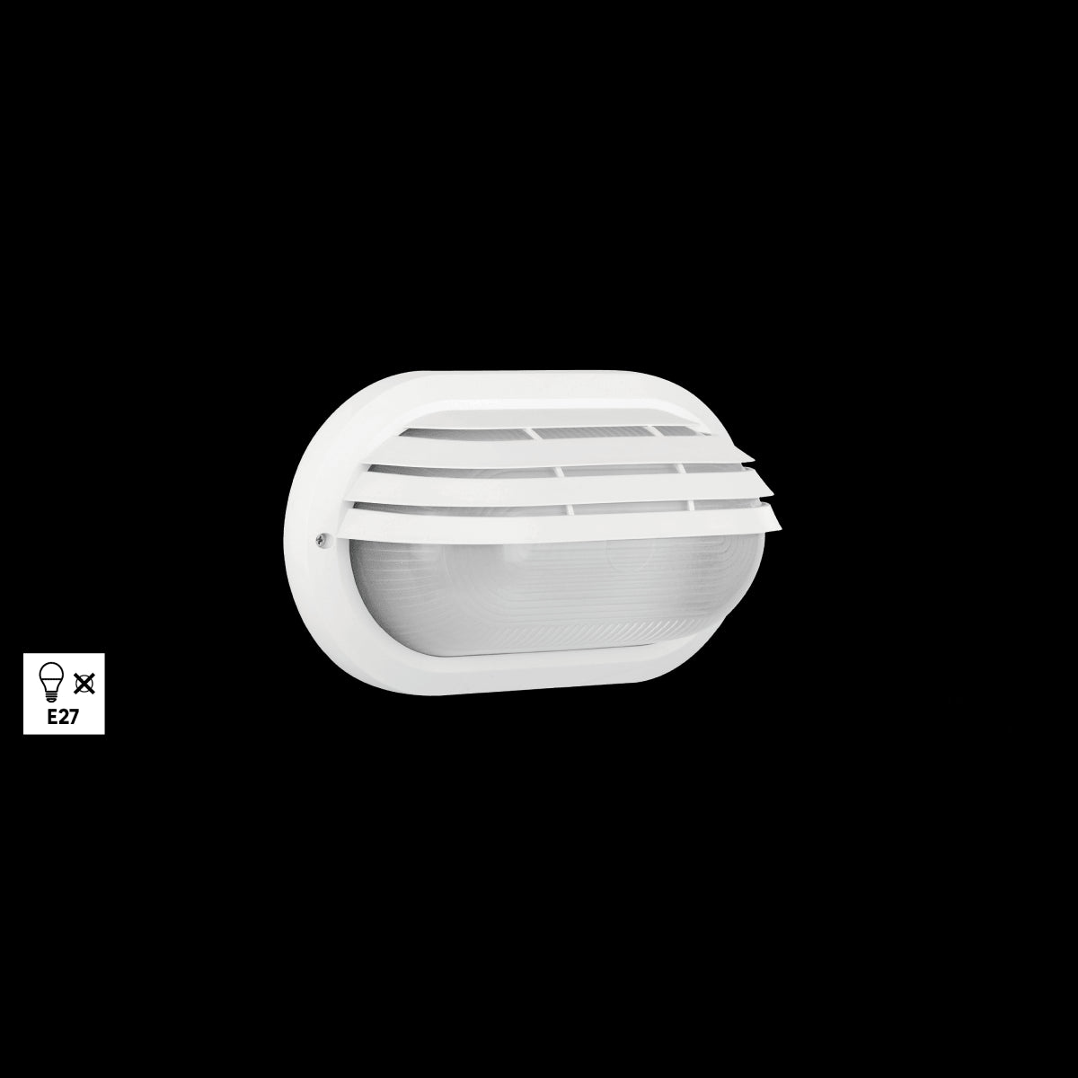 CESENA PLASTIC BINARY WALL SCONCE 27X12X15CM E27=60W IP54