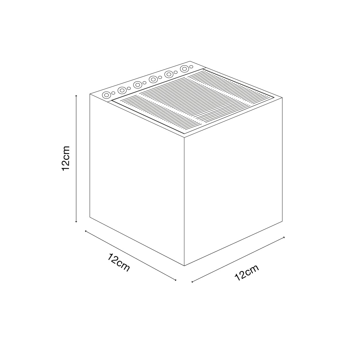 Bricocenter ROXBURY SOLAR WALL SCONCE PLASTIC WHITE 12X12X12CM LED 54W NATURAL LIGHT IP54