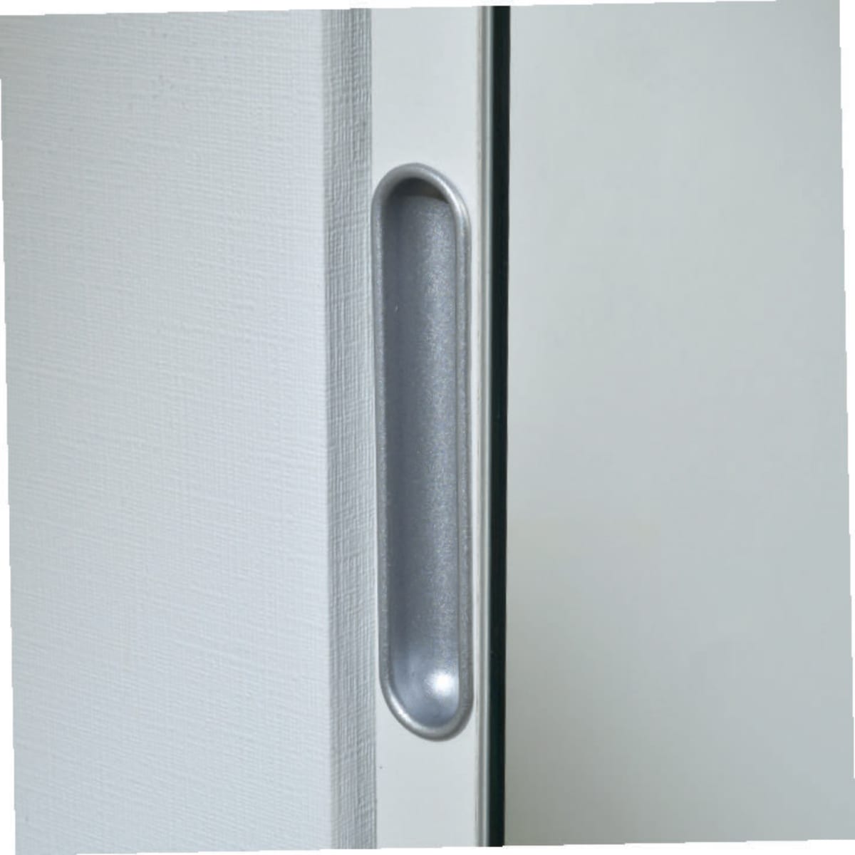 MIRROR DOOR SHELTER 10 PAIR W50xD18xH180CM IN MELAMINIUM WHITE