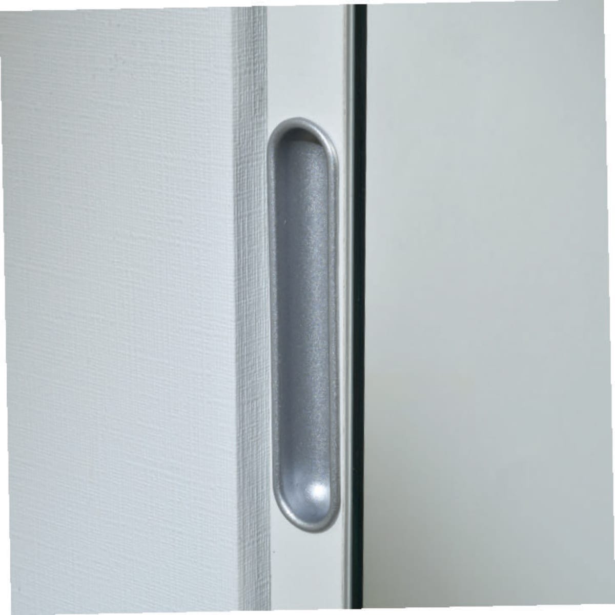 Bricocenter MIRROR DOOR SHELTER 10 PAIR W50xD18xH180CM IN MELAMINIUM WHITE