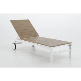 CAPRI CRIB WITH WHEELS WOOD EFFECT AND WHITE