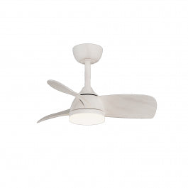 BEACH PLASTIC CEILING FAN WHITE D71 CM LED 21W 3 BLADES