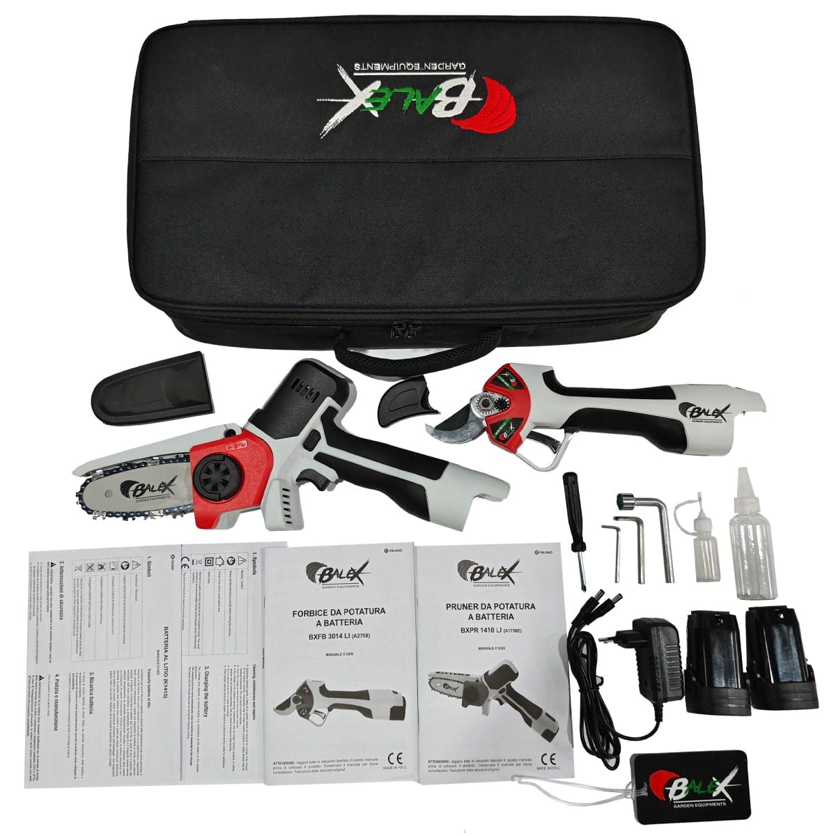 Bricocenter BALEX CORDLESS PRUNER AND SCISSOR KIT