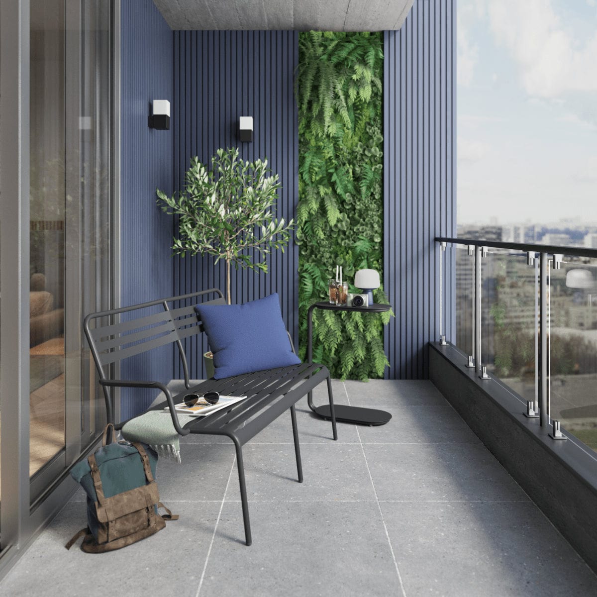 Bricocenter DIVANO 2 POSTI CAFE II ACCIAIO 120.5X71.5X71.5 CM SENZA CUSCINI ANTRACITE