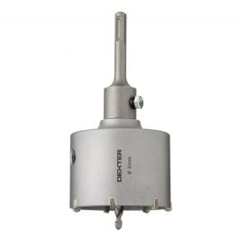 DEXTER 83 MM CONCRETE HOLE SAW WITH STAND AND DRILL BIT