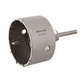 DEXTER 105MM CONCRETE HOLE SAW WITH STAND AND BIT
