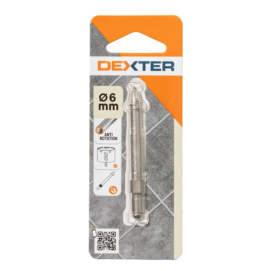 DEXTER 25MM BIMETAL HOLE SAW, WITH STAND AND DRILL BIT