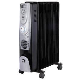 RADIATORE A OLIO 9 ELEMENTS -0,8/1,2/2 KW +TURBO - THERMOSTAT TIMER