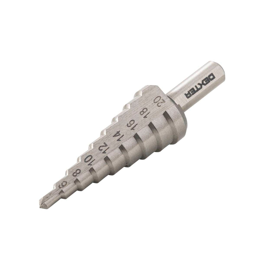 Bricocenter DEXTER STEP CONE DRILL BIT 4-20 MM TRIANGULAR SHANK