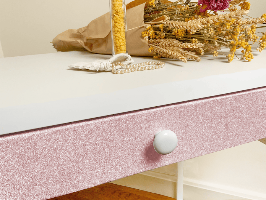 Pink glitter adhesive film, 2 m x 45 cm