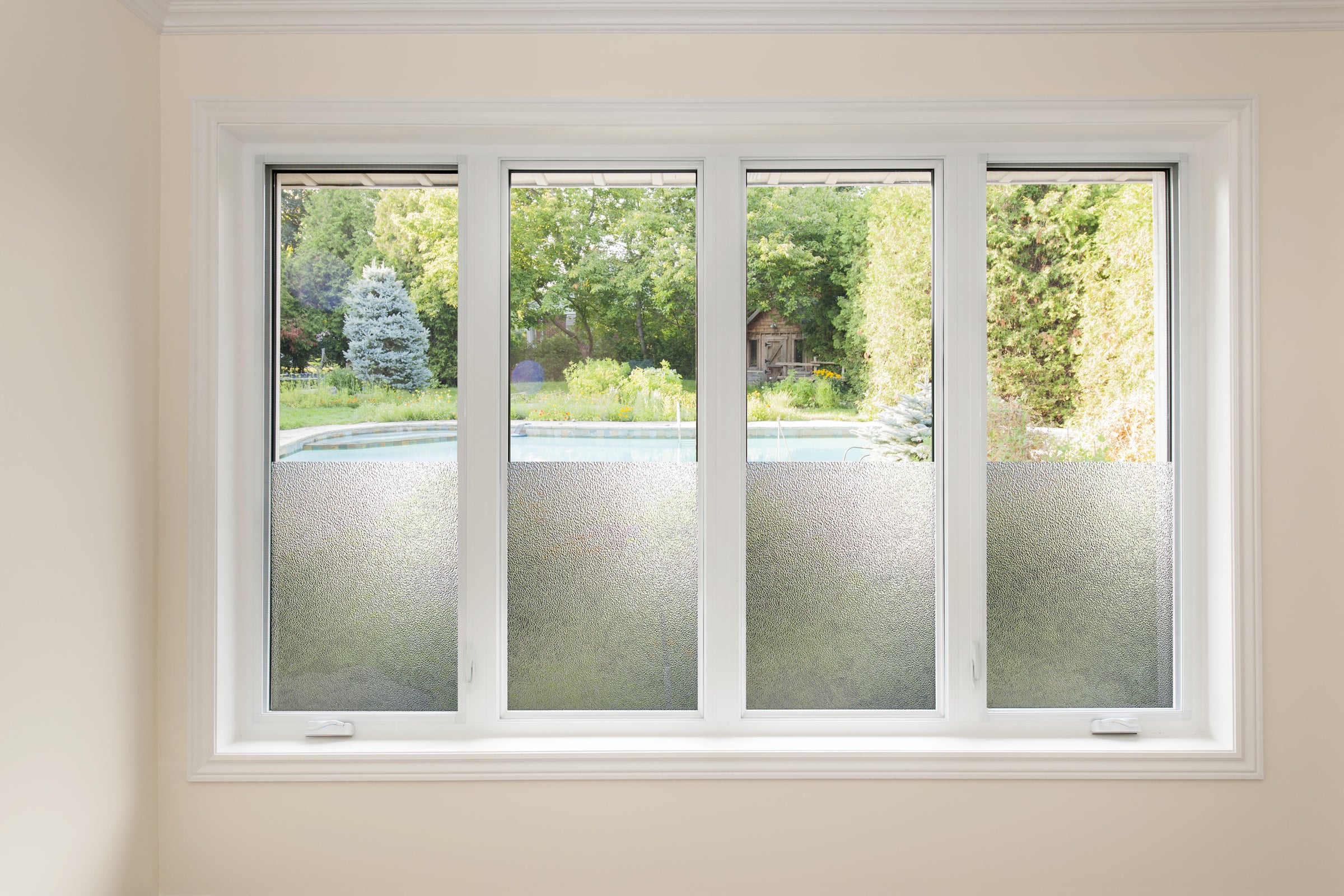 Static sand-finish window film, 67.5 x 1.5 m