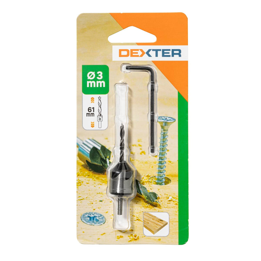 Bricocenter DEXTER DRILL CUTTER 3MM CYLINDRICAL SHANK