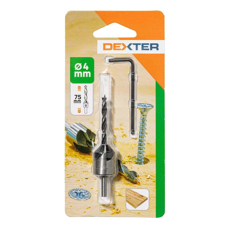 Bricocenter DEXTER DRILL CUTTER 4MM CYLINDRICAL SHANK
