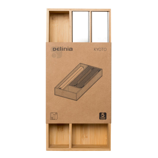 Bamboo drawer organiser